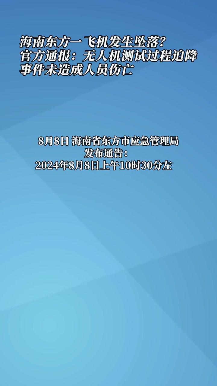 海南飞机坠毁事件真相探讨