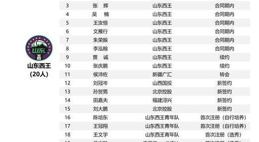 山东男篮新外援试训名单更新，期待新力量引领变革与突破